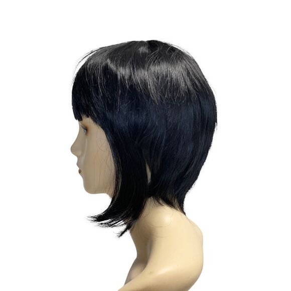 DEMON SLAYE Synthetic Wig black two wigs in one, ponytail extension‎ - Picture 3 of 14